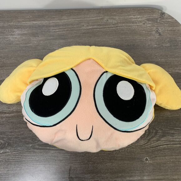 Powerpuff Girls Bubbles Stuffed Plush Pillow 2001 Cartoon Network Vintage Y2K - Picture 1 of 6